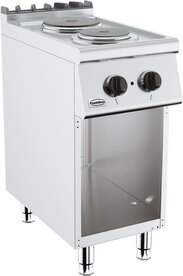 Elektrische kooktafel 700 mm 2 platen