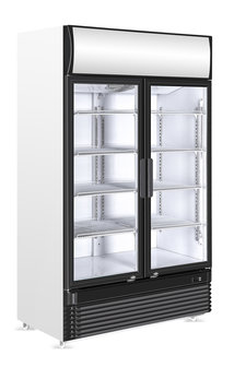 koelkast met 2 glasdeuren - 750 liter