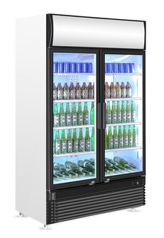 Glasdeur koeling met een inhoud van 750 liter