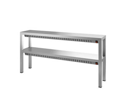  Verwarmde etagere 2 niveaus - 1200 mm 