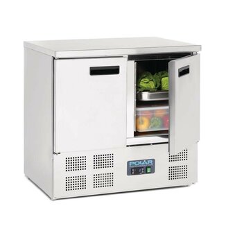 Polar 2-deurs gekoelde werkbank 240ltr