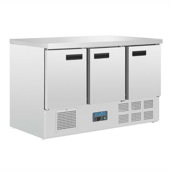 Polar 3-deurs gekoelde werkbank 368ltr