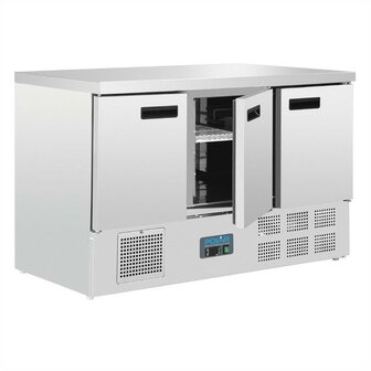 Polar 3-deurs gekoelde werkbank 368ltr