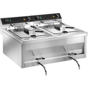 Friteuse tafelmodel Gastroline - 2 x 12 liter - 400 V