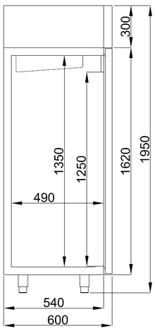 RVS Vrieskast - 400 liter