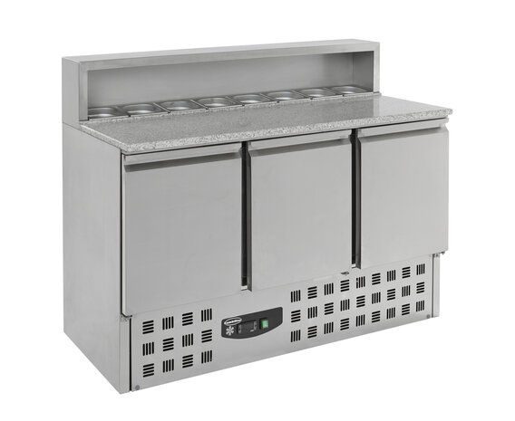 Pizzawerkbank compact line - 3 deuren