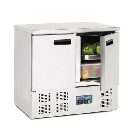 Polar 2-deurs gekoelde werkbank 240ltr