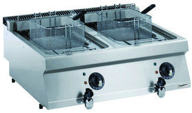 Elektrische friteuse 2 x 12 liter - 700 pro kooklijn