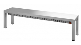 Verwarmde etagere 1 niveau - 2000 mm