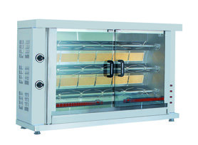 Gas kippengrill - 3 spitten